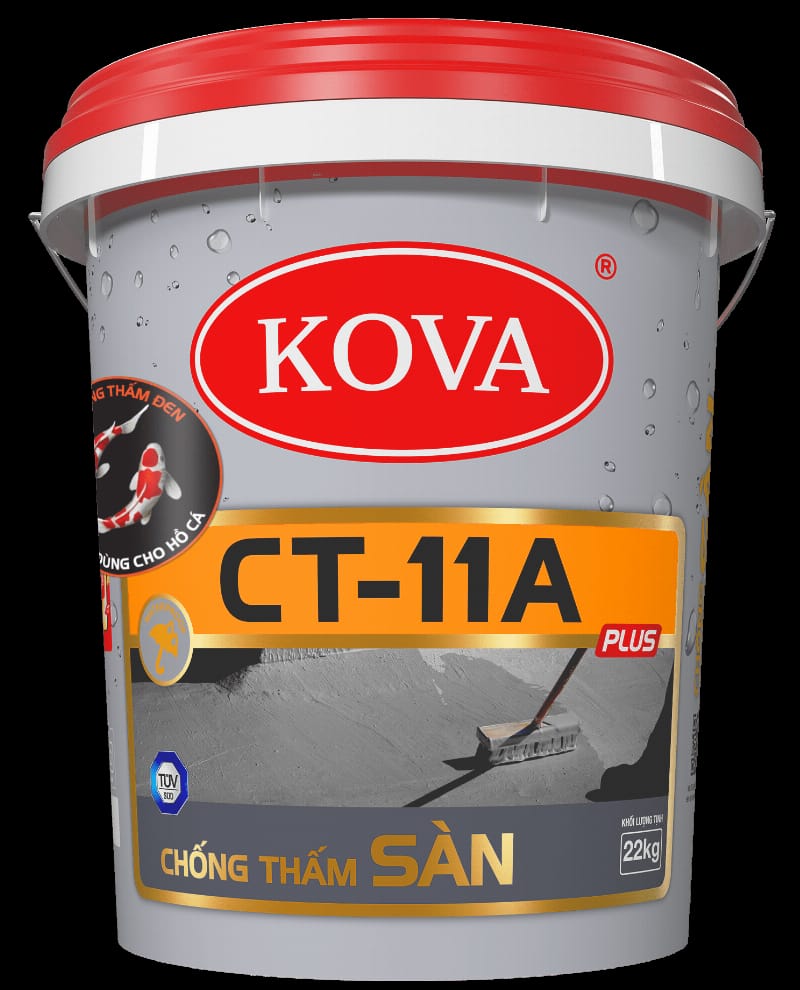 Chống thấm sàn vệ sinh hiệu quả với Kova CT11A, đảm bảo độ bền và thẩm mỹ cho công trình xây dựng